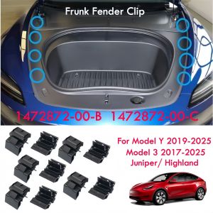 10/20 PCS Frunk Fender Clip for Tesla Model 3 Y Juniper Highland 2017-2025 Front Bumper Box Buckle Hood Trunk Clips for Tesla