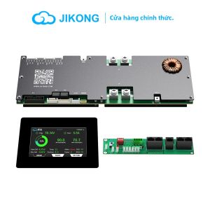 Bộ Điều Khiển Năng Lượng JIKONG V19 16S/48V Với Bộ Cân Bằng Chủ Động 2A Hỗ Trợ CANBUS RS485 Màn Hình UART Dành Cho Pin Lifepo LTO Li-ion