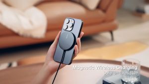 Đế Sạc Nhanh Không Dây 15w Magsafe Baseus Simple Mini3 Magnetic Wireless Charger Cho Apple 12 13 14 Airpods 3 Androind - Phân phối bởi TopLink