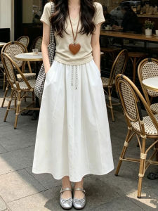 YAYANGREN | Mini-friendly White Summer A-line Skirt