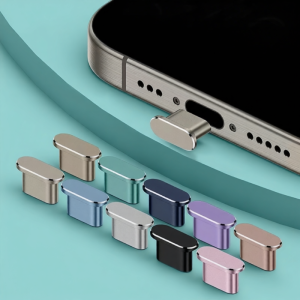 KASHINUO | Dust & Water-Resistant Metal Phone Charging Port Cover for iPhone 17/16