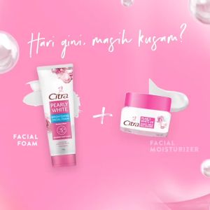 CITRA FACE WASH WAJAH CERAH GLOWING BENING PEARLY GLOW SABUN MUKA PENCERAH WAJAH 100G