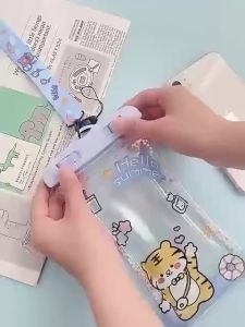 Túi Chống Nước Điện Thoại Viền Phao Hoạt Hình Cute Nổi Trên Mặt Nước Đi Bơi Đi Mưa Kèm Dây Đeo Xinh Xắn