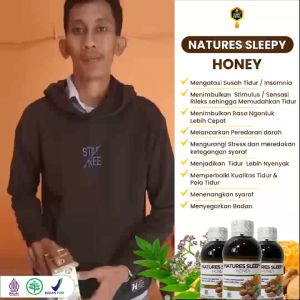 100% Herbal Susah Tidur Lelap Madu Natures Sleepy Honey Obat Insomnia Hipersomnia Mimpi Buruk