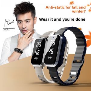 HELLOLEIBOO | Leibin Smart Anti-Static Wristband Watch Human Body Static Elimination Release Tool For Men And Women Winter Static Discharge