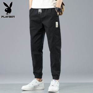 Quần Dài Công Sở Màu Đen Rộng Rãi Cho Nam Mùa Thu Đông Mới Quần Dài Thường Ngày Thời Trang Thương Hiệu Quần Dài Cotton