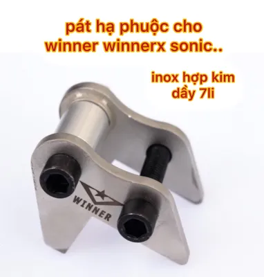 Pat hạ phuộc sau pat hạ yên xe winner v1 -winner x v3 sonic chất liệu hợp kim dầy li