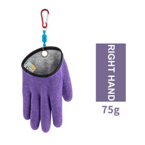 GTUBIKE 1PCS Fishing Glove Thickened Non-slip Lightweight Fishing Glove Outdoor Fish Catching Waterproof Glove for Fisherman