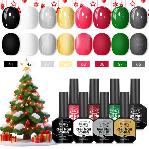 Bộ Sơn Móng Tay Dạng Gel Bóng Lâu Trôi 8 Món - Phụ Kiện Làm Đẹp Cần Thiết Dễ Sử Dụng Combo Màu Móng Tay