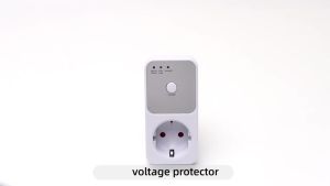 Ổ Cắm Bảo Vệ Điện Áp Tự Động Chuẩn EU Chống Quá Áp An Toàn Bảo Vệ Tủ Lạnh 220V Cho Nhà Bếp