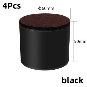 4Pcs Carbon Steel Heavy Furniture Heightening Foot Pad Bed Sofa Chair Table Feet Wear Resistant Anti Slip Mat Carbon Steel Riser