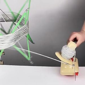 [Local Delivery] Small Knitting Machine Practical Wool Winder Holder Portable Hand Operated Lightweight Low-noise for Household Supplies
