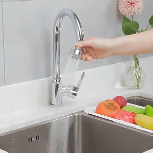 Đầu vòi xoay 720 độ 3 chế độ phun lắp cho bồn rửa bát (đầu bằng đồng)