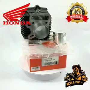 CYLINDER BLOK SEHER PISTON RING KOMPLIT HONDA GN5 KUALITAS ASLI ORIGINAL HONDA AHM PRESISI TINGGAL PASANG BAHAN BERKUALITAS DAN DIJAMIN AWET SUPRA X SUPRA GRAND