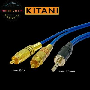 Kabel aux to rca / kabel rca 2 ke 1