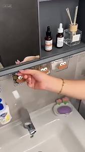 Hộp Đựng Đồ Trong Suốt Kéo Ra Được Hộp Đựng Mỹ Phẩm Ẩn Hộp Đựng Kẹp Tóc Bông Tẩy Trang Tăm Bông Đồ Dùng Linh Tinh Bằng Nhựa