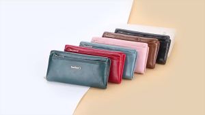 Baellerry | Ví Dài Nữ Baellerry Thời Trang Túi Xách Cỡ Lớn Nhiều Ngăn Đựng Thẻ Có Ngăn Đựng Điện Thoại Chất Liệu Da PU Dành Cho Nữ