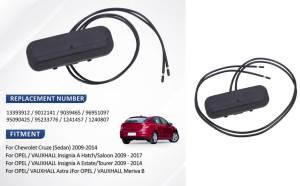 Rear Trunk Lock Release Switch Tailgate Opening Button For Chevrolet Cruze 2009-2011 2012 2013 2014 OEM 13393912 9012141 9039465