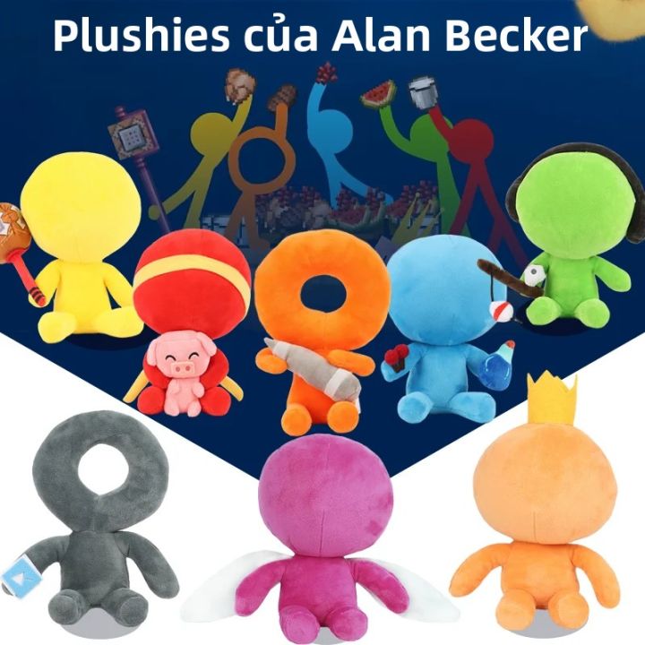 Youtooz Alan Becker Plushie 20cm Kawaii Búp Bê Nhồi Bông Dành Cho Người Hâm Mộ Anime & Trẻ Em Quà Tặng Sinh Nhật Unisex Cotton Game Hoạt Hình Sưu Tầm | Lazada.vn