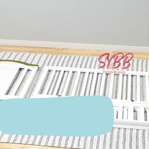 Luxury Golden White Multifunction baby crib Newborn Natural wooden cot Baby Cot kids toddler bed Desk  changing diapers