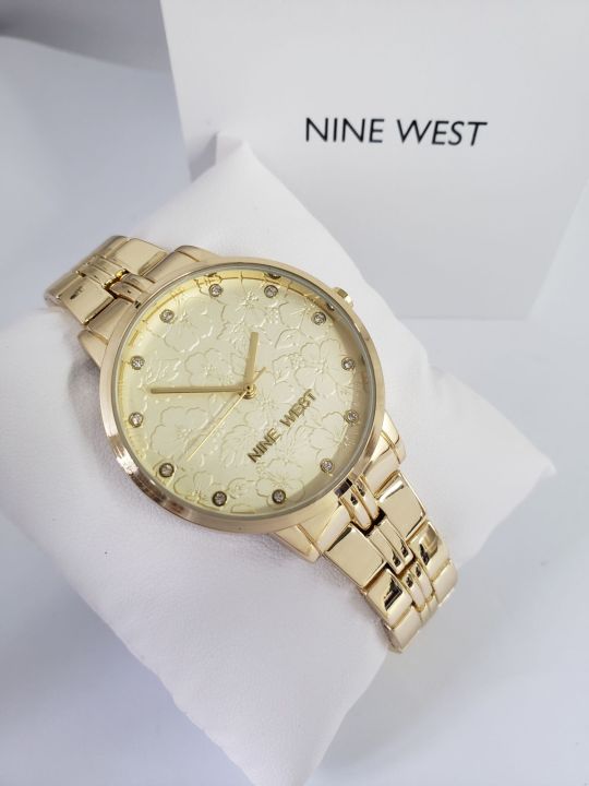 🇺🇸Nine West /Original /Women's Gold Watch /NW/2646CHGB/From USA🇺🇸 ...