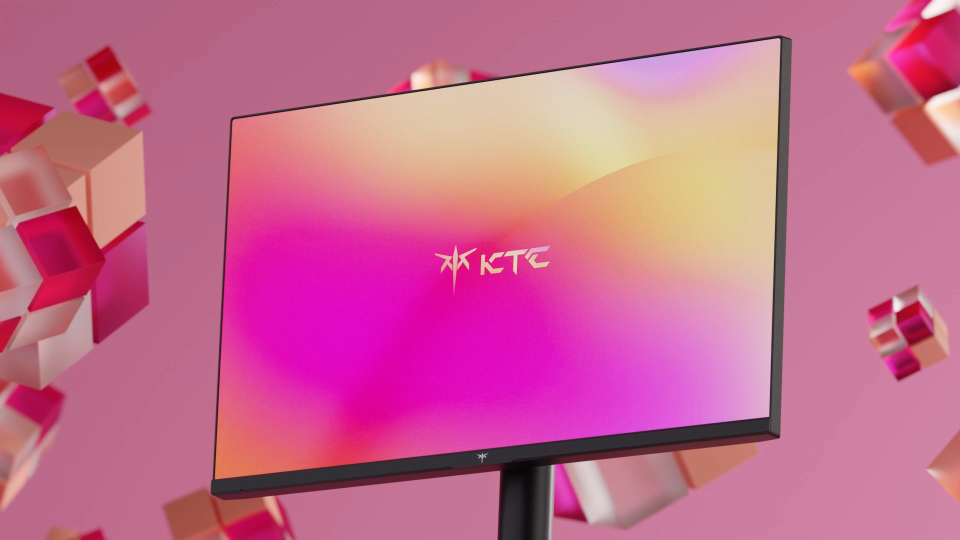 KTC 24" 1080P 165Hz FHD Office Work Monitor HDR10 VESA Adjustable Tilt HDMI VGA Rimless Monitor H24V27S