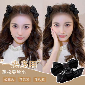 กิ๊บติดผมรูปผีเสื้อสองด้านหวานๆ สำหรับผู้หญิง กิ๊บติดผมรูปฉลาม ทรงข้าง ประดับผม เครื่องประดับผม แฟชั่นฤดูร้อน 2024