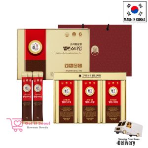 Korean red ginseng stick balance Time Gift Set Good Value extract health food improving immunity hongsam 红参 Daily health