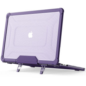 Anti-drop TPU Laptop Case with Screen Protection and Small Stand