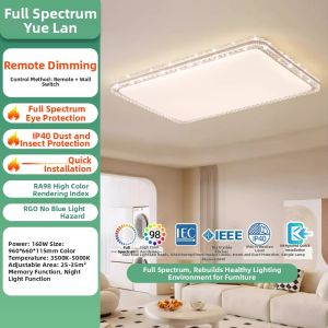NVC | LED Ceiling Light Minimalist Cozy Bedroom Starry Sky Three Color Adjustable Smart