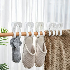 Amoki【Ready in Stock】 Reusable Large Windproof Clips Non-slip Fixed Laundry Drying Clothespins 1Pc