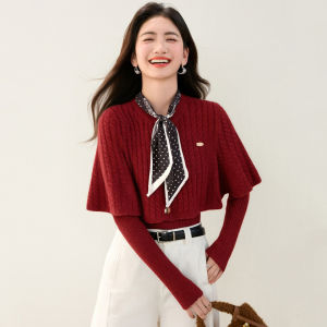 puella | French Style Design Sense Cape Knitwear