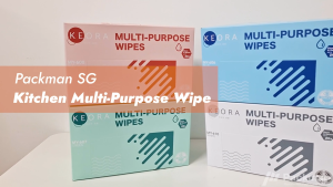 Keora Multi-Purpose Wipe – 40 Sheets/Box – White/Red/Green/Blue – Effective Cleaning Solution for Home Office & Travel