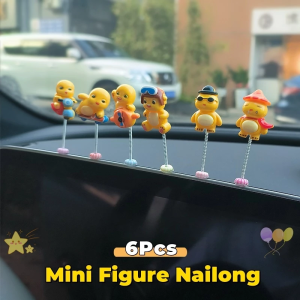 6Pcs Naga Susu Hiasan Mobil Dashboard Goyang Sepeda Motor Milk Dragon Aksesoris