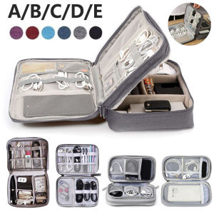 Di Động Chống Nước Du Lịch Túi Cáp Kỹ Thuật Số Túi Bảo Quản Phụ Kiện Điện Tử Người Tổ Chức Vải Oxford Di Động Túi Sắp Xếp