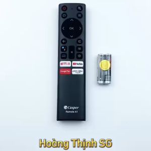 Remote điều khiển tivi Casper A1 Điều Khiển TV Casper Internet Có Giọng Nói - Tặng kèm pin