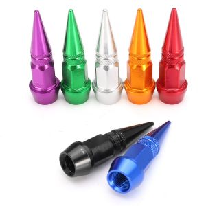 4pcs/set Car Anti-theft Tire Valve Caps: Bullet Head Style Antirust Motorcycle Bike Car Wheel Tyre Tires Valve Stem Caps