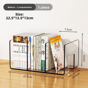 ZHIFAN | Desk Bookshelf Organizer Transparent Bookstand