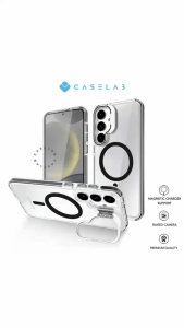 CLEAR LEONORA Case Magnetic Transparan Standing Camera COMPATIBLE FOR SMSG S25 ULTRA S25 PLUS S25 S24 ULTRA S24 S24 PLUS S23 ULTRA S23 PLUS S23 CASE COLORFUL CLEAR MAGNETIC CASE
