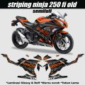 Decal Striping Ninja 250 Fi Semi full / Stiker Motor Kawasaki Ninja Fi Variasi Robot. 