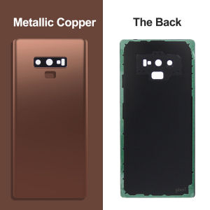 LCD Battery Back Cover For Samsung Note 9 N960 Battery Back Cover Glass Panel Rear Door Battery Housing Case Adhesive Replace