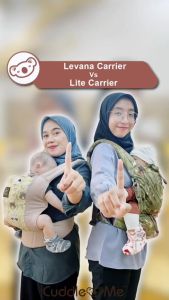 Cuddleme Levana Neo Carrier: Gendongan Bayi SSC Mshape Usia 0-3 Tahun
