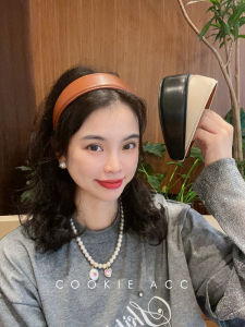 Black Brown White Leather Hairband: A Stylish & Practical Choice