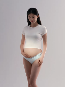 TEN-M JOURNEY Maternity Underwear High Waist Cotton Breathable Soft Pregnancy Postpartum