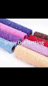 Snow Dot Yarn Flower Packaging Net DIY Handmade Materials Flower Shop Supplies Gift Bouquet Yarn Net Flower Packaging
