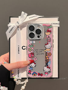 Ốp Lưng iPhone Hình Mèo KT Dễ Thương Cho Apple 16Pro Max 17Pro 14Plus 13PM Ốp Lưng Bảo Vệ Bằng Silicon Phụ Kiện Điện Thoại Di Động