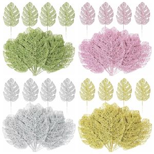 ช่อดอกไม้ใบไม้ประดิษฐ์ 3/5 ชิ้น ขนาด 35 ซม. ใบไม้ปลอม ตกแต่งต้นคริสต์มาส งานปาร์ตี้ สำหรับตกแต่งบ้าน ปีใหม่ อุปกรณ์ตกแต่งเทศกาลคริสต์มาส