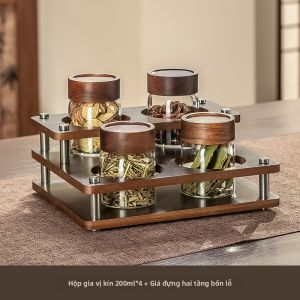 CRISTALGLASS | Bộ Lọ Gia Vị Thu Hút Cho Bếp