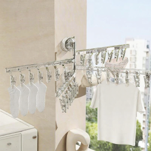 Suction Foldable Sock Drying Rack