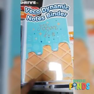 Veco Dynamic Notes String Binder 10 Division (16 lvs/division x 10 divisions) - Assorted Designs